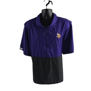 Nike Minnesota Viking 1/4 zip pullover jacket mens on field 3XL vented 6906